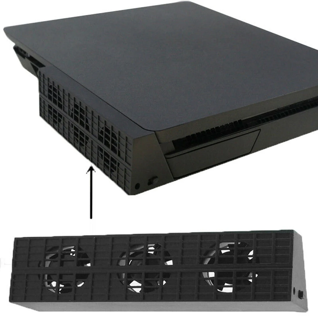 USB Температура охлаждающий вентилятор Cooler для sony Playstation 4 PS4 Pro игровой консоли