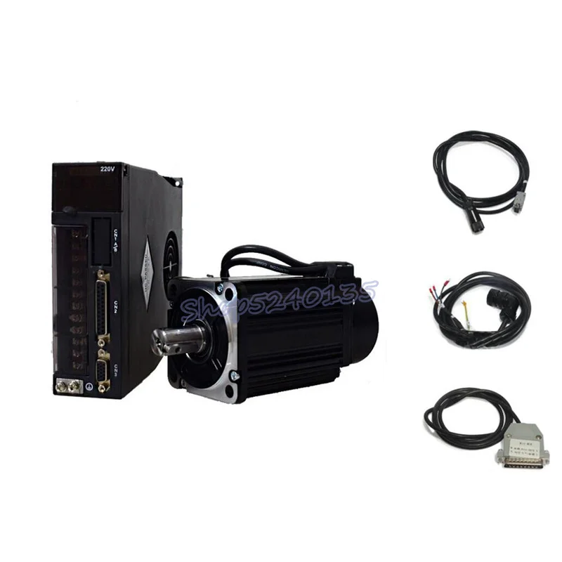 730 Вт серводвигатель переменного тока + комплект привода 220 нм в об/мин Nema32 80 мм 80ST