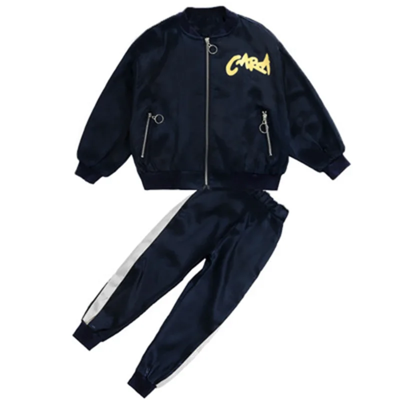 

2021 girls spring and autumn suit two-piece little girl autumn sportswear casual fashion clothes