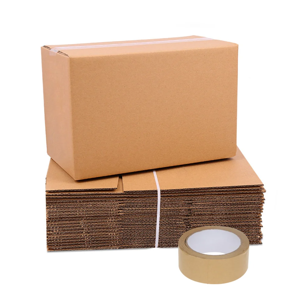 

5Pcs Kraft Paper Tapes Color Decorative Stickers Simple Tape Gift Packaging Band for DIY Craft (50mm Wide x 25m Long)