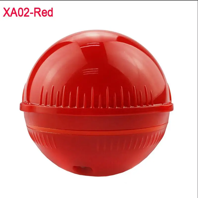 XA02-Red Портативный беспроводной Sonar рыболокатор 48 м/160ft глубина обнаружения Профессиональный рыболокатор с притягивающим рыбным фонарем Озеро Рыбалка - Цвет: XA02-Red