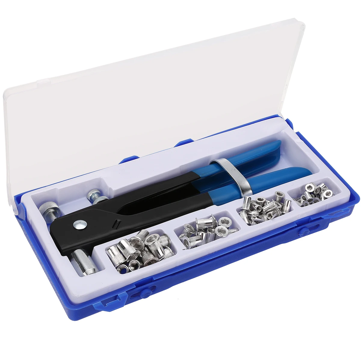 106 шт./компл. M3-M8 вытяжная Заклепка гайка клепальный молоток с Rivnut Nutsert вставить