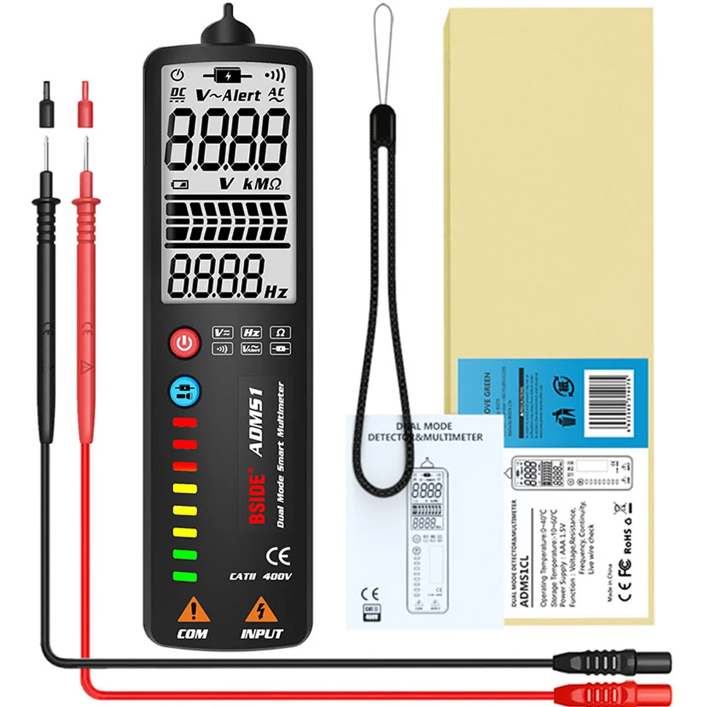 Мультиметр 3 в 1 вольтметр детектор напряжения двойной режим Интеллектуальное