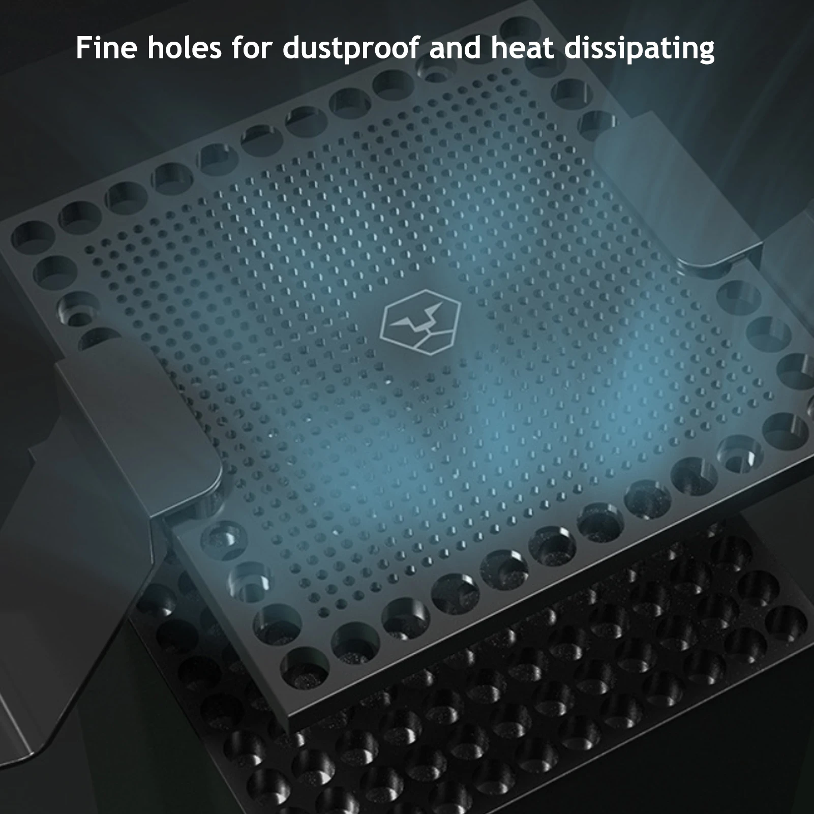

For Xbox Series S X Console Vented Dust Cover Controller Mount Multi-function Heat Dissipation Dust-proof Net Holder Stand Grip
