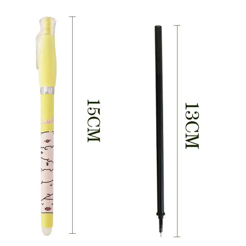 3 шт./компл. милые стираемые ручки 0 5 мм синие/черные чернила волшебная гелевая