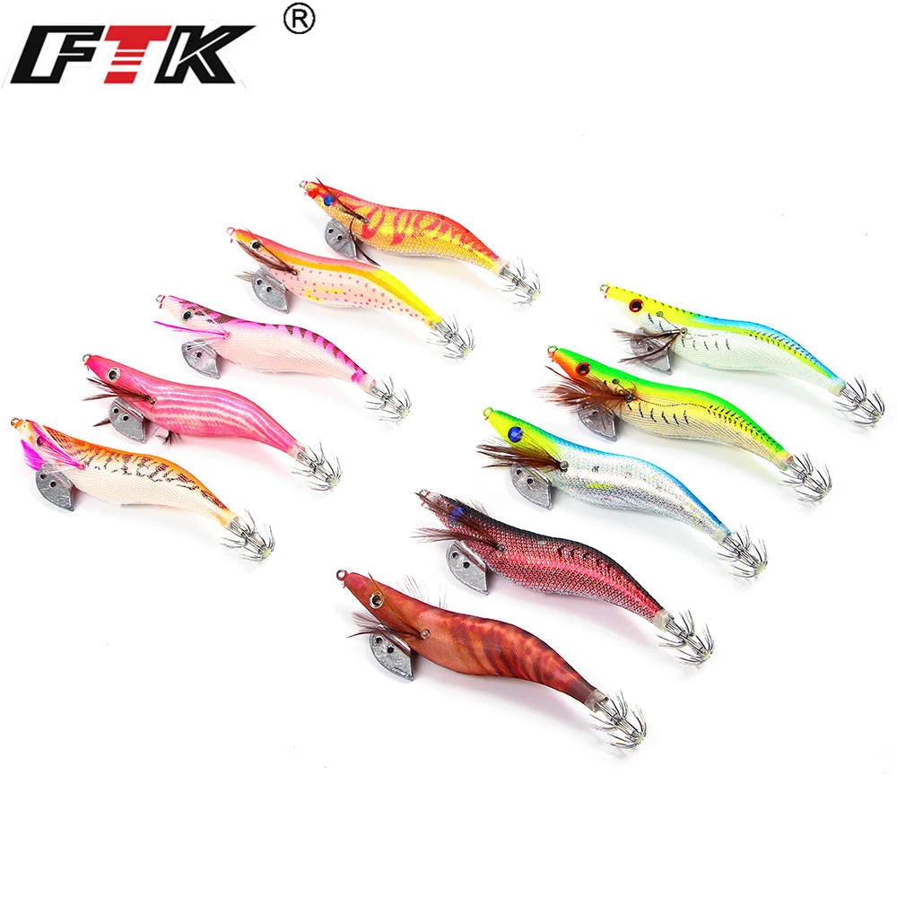 Светящиеся крючки FTK приманка рыболовная креветка искусственная пластиковая