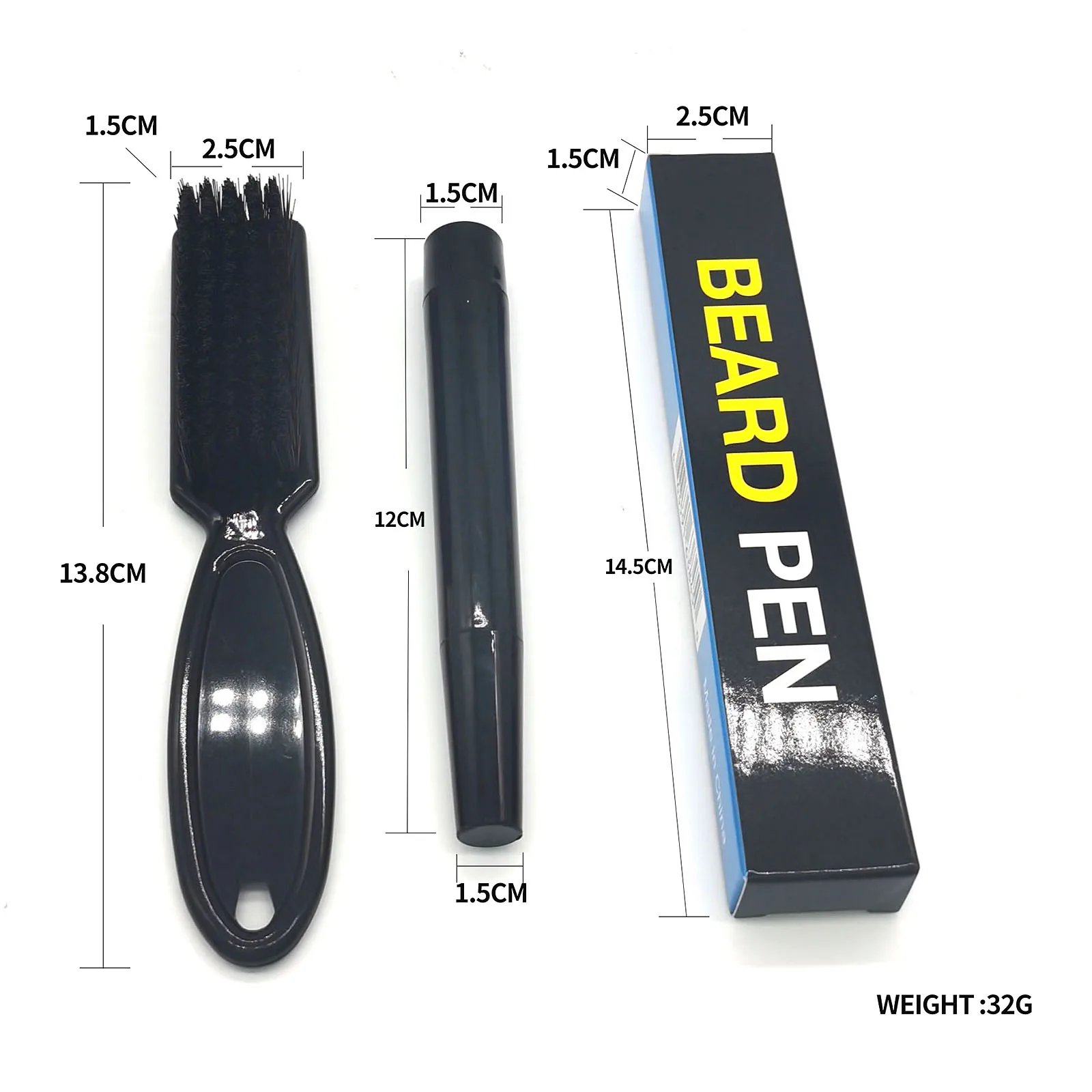 Мужской карандаш для заполнения бороды, крем для бритья усов, долговременное покрытие, восстановление и формирование усов.