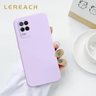 Роскошный квадратный чехол Lereach из жидкого силикона для Realme 8 5G 7 8 Pro X7 Pro 6 7i C11 C12 C15 C17 Nazo 20 Pro, тонкий мягкий чехол