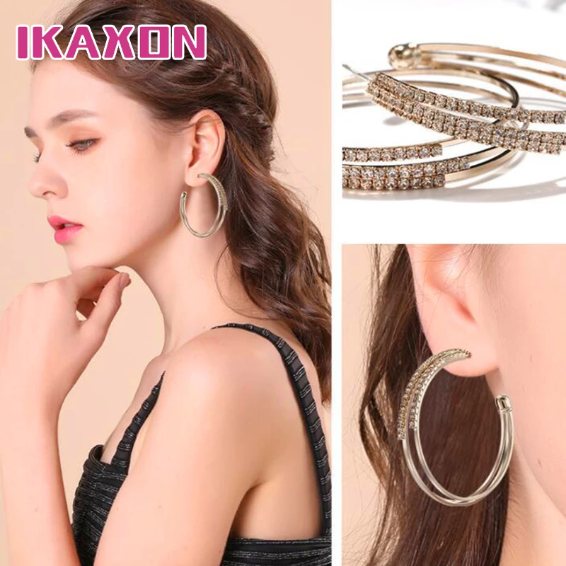 Модные богемные плетеные геометрические круглые висячие серьги ручной работы из