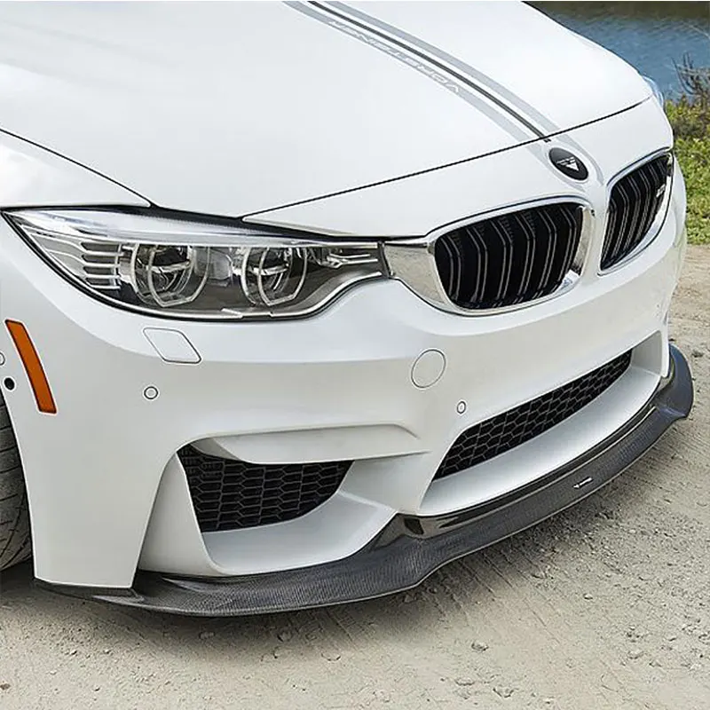 V образный комплект из углеродного волокна для переднего бампера BMW F80 M3 F82 F83 M4 2014