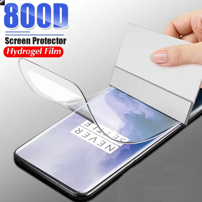 9H Hydrogel Film For Oneplus 7 7T 6T 5T 6 5 3T 3 1+7 1+6 Screen Protector One Plus 7 Oneplus7 6 T 7T Protective Film Case