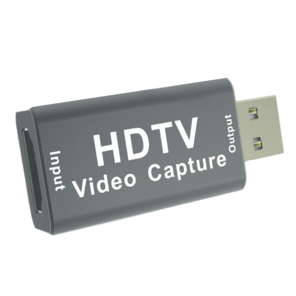 

ТВ ПК карта для USB Аудио Видео рекордер мини аксессуары портативный HD адаптер потоковая передача 1080P для игры OBS Live