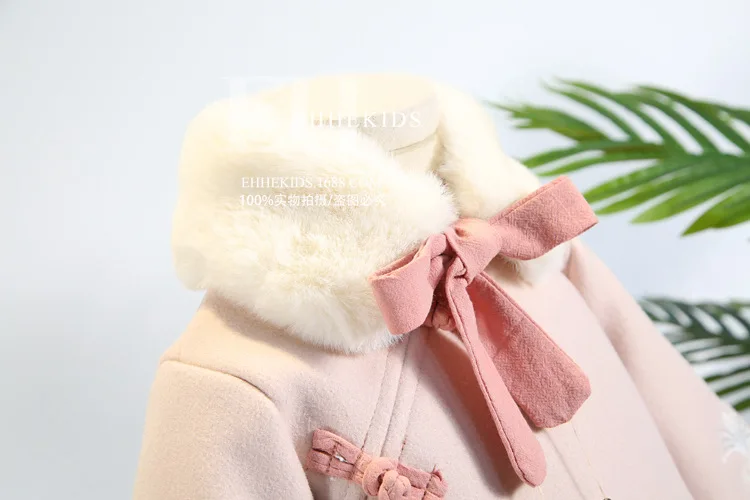 Hanfu/зимняя одежда для девочек; вельветовый комплект из 3 предметов в китайском стиле; коллекция года; детский утепленный Воротник с вышивкой