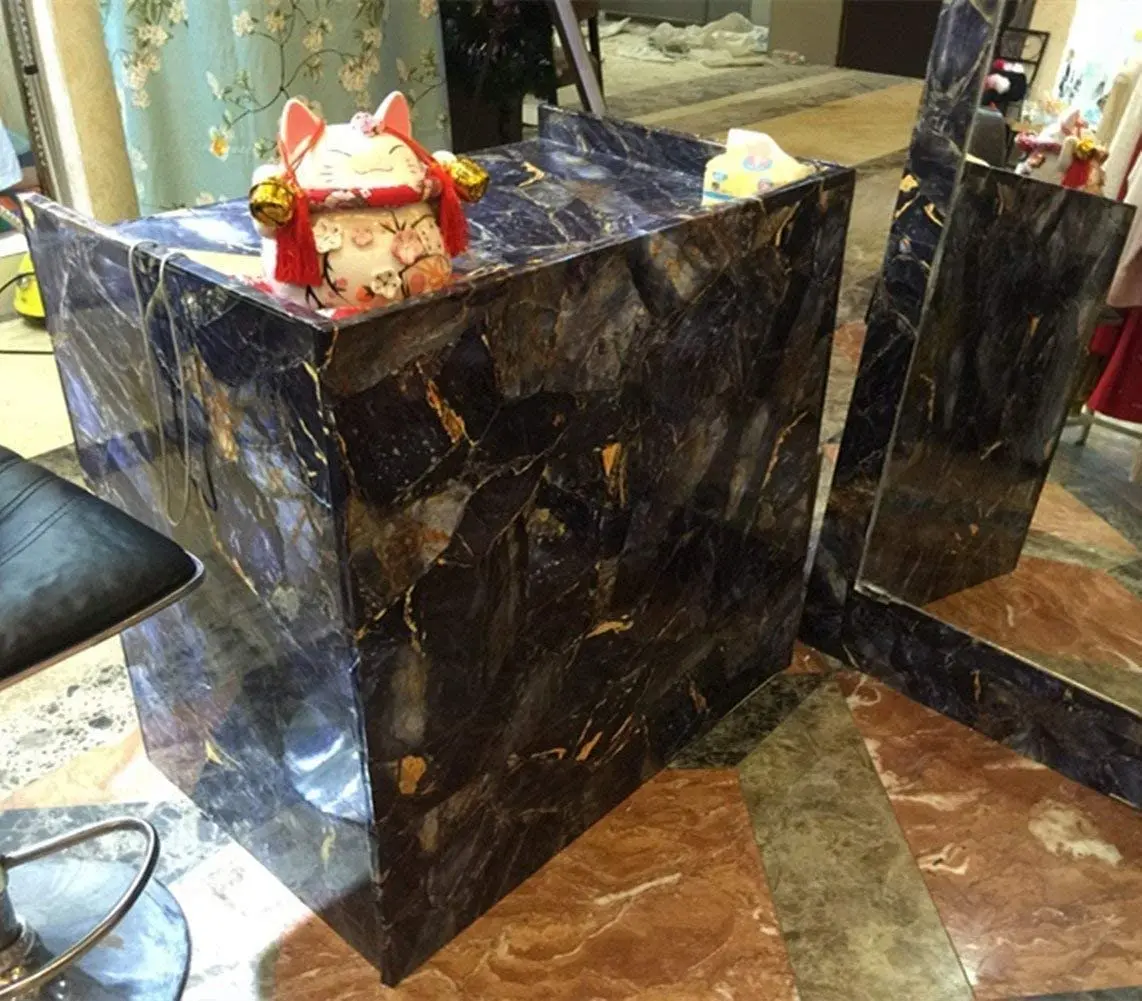 

Oil Proof Waterproof Marble Wallpaper Self Adhesive PVC Contact Wall Stickers Great for Bathroom Kitchen Countertop Home Improve