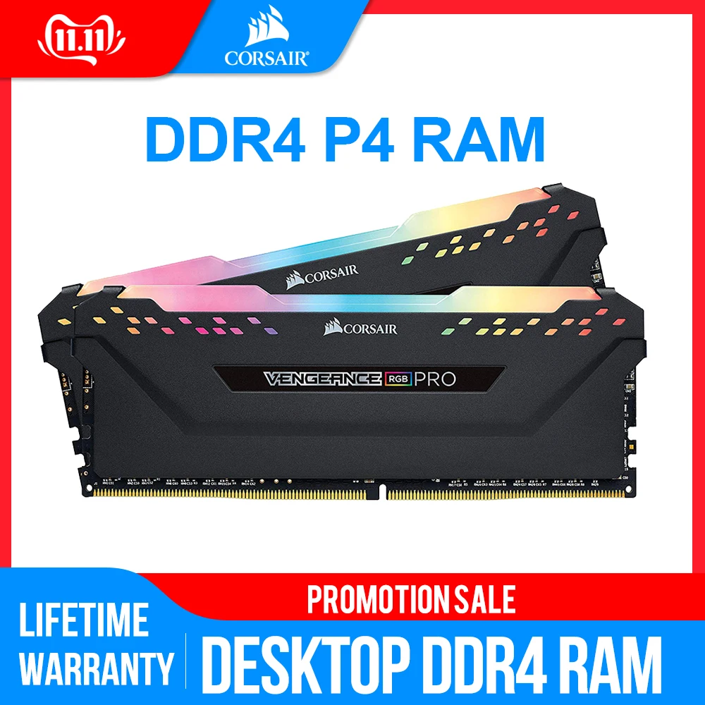 CORSAIR RGB PRO DDR4 Оперативная память 8 ГБ 3000 МГц модуль памяти DIMM для компьютера поддерживаемая материнской платой 8 г 16 г ddr4 3000 МГц rgb Оперативная память 16 Гб оперативной памяти, 32 Гб встроенной памяти