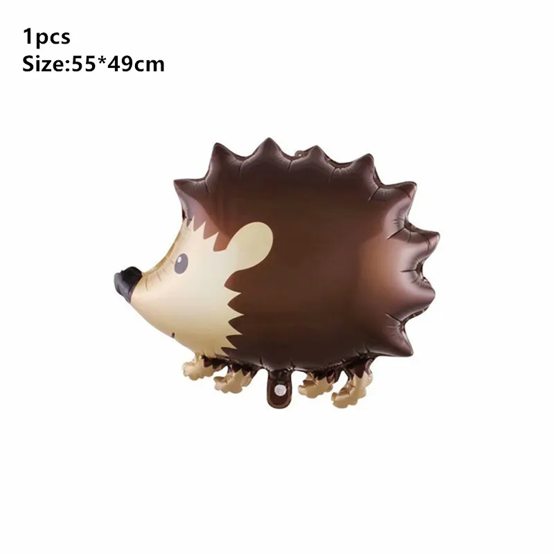 1 шт. большой джунгли Ежик лисий мех енота меховым воротником воздушные шары