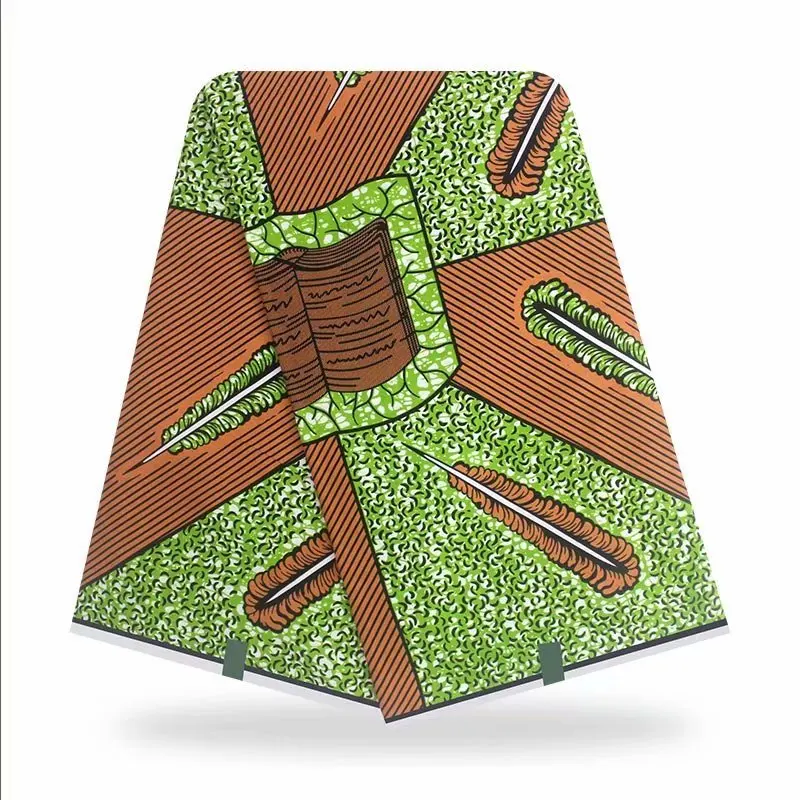 

african real wax fabric soft Nigerian Wax Print Fabric High Quality African Ghana wax Fabrics For sewing 100% Cotton F12-25