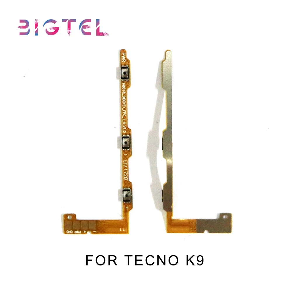 

5 Pcs/Lot Original For Tecno J8 H6 K7 K8 Side Power ON OFF Volume Key Button Switch Flex Cable Ribbon Repair Parts