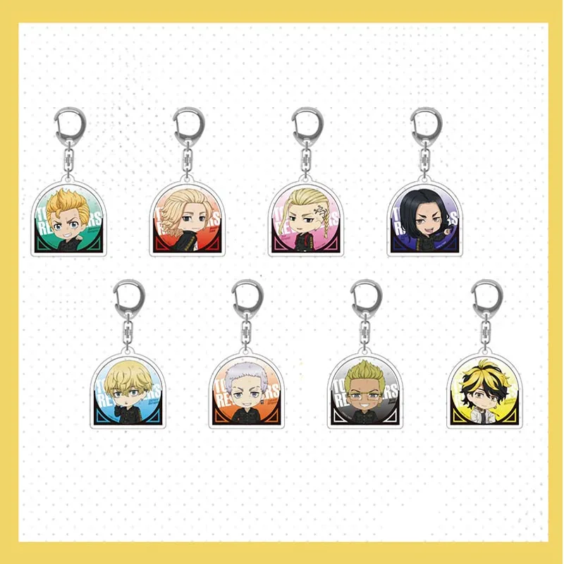 

BANDAI Anime Tokyo Revengers Hanagaki Acrylic Keychain Pendant Figure Animation Derivatives Peripheral Products Model Toys