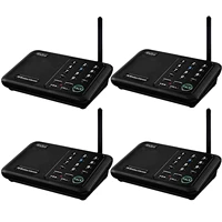 wuloo 10 channel wireless intercom system for home house business offices 1 mile long range room to room communicate