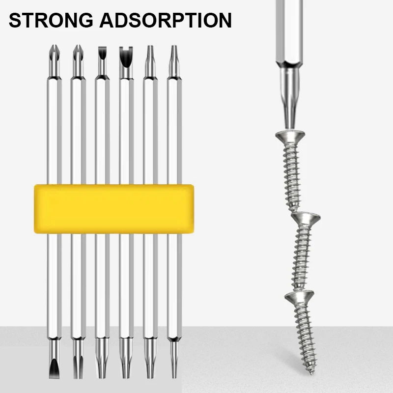 Набор многофункциональных магнитных насадок для отвертки 7 шт. | Инструменты
