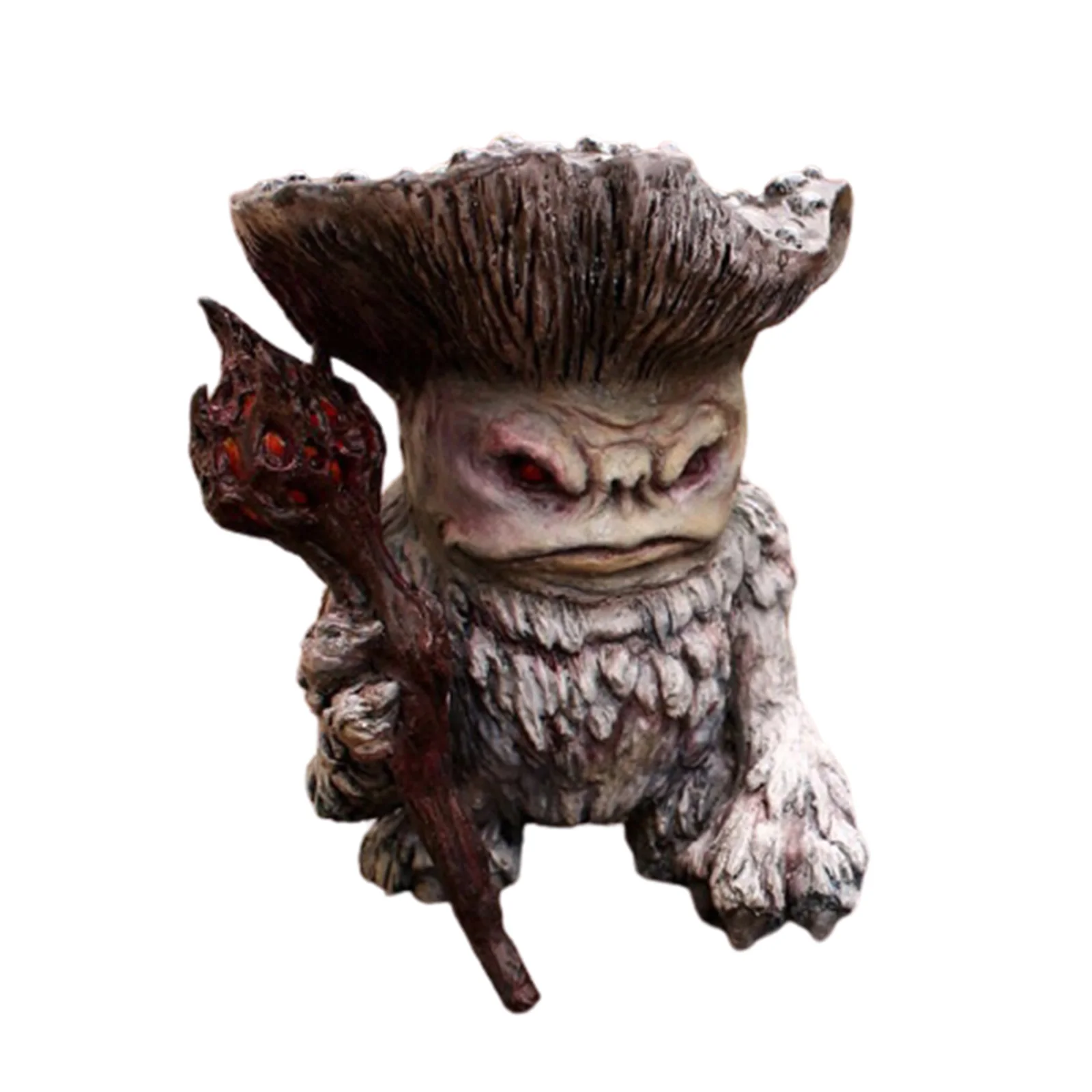 

Fairy Mushroom Monster Shaman Wizard Troll Resin Garden Ornament Yard Lawn Outdoor Decor SCVD889