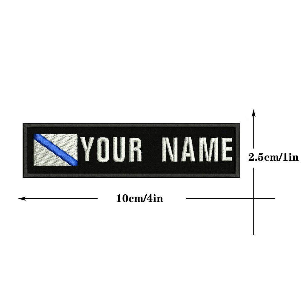 Галицкий флаг Галича 10х2 5 см вышивка под заказ имя заплатка с текстом полосы