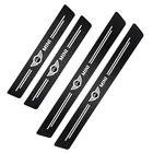 Наклейки на пороги двери автомобиля, 4 шт., наклейки на порог багажника против царапин для MINI Cooper One JCW WORKS Clubman F55 F56 R57 R58 R59 R60