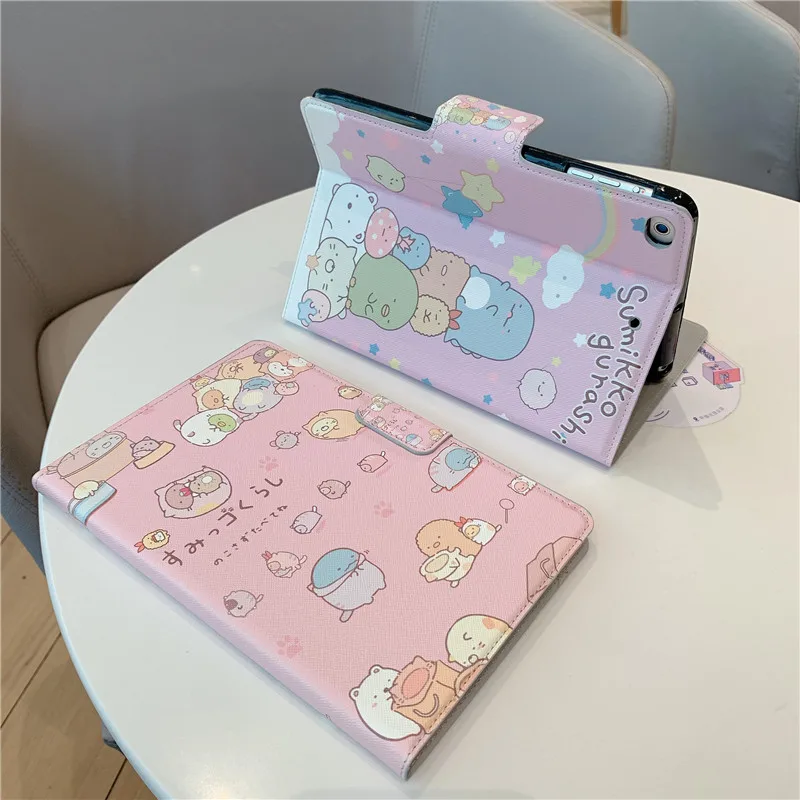 Стеклянный чехол для iPad Mini 12345 умный 9 7 2017/2018 защитный с подставкой милыми
