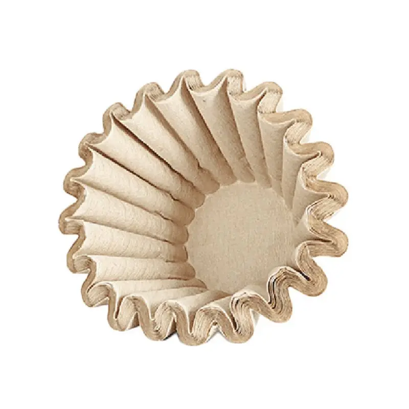 

50pcs Cake Shape Disposable Paper Replacement Filters for 1-4 Cup Coffee Machine Makers Office Home