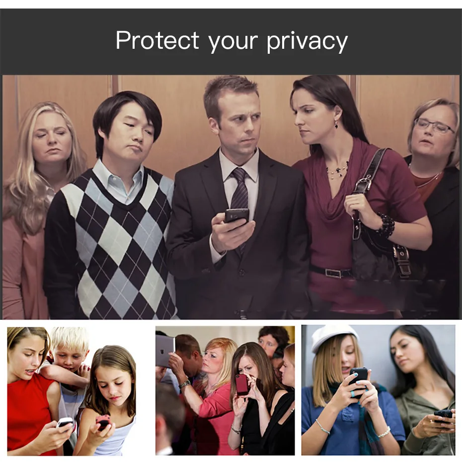 Пленка для защиты конфиденциальности закаленное стекло iPhone X XR XS Max Защита экрана