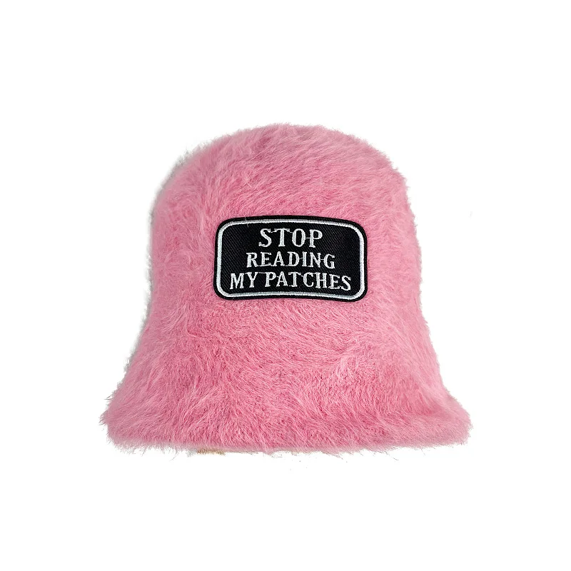 

2021 Autumn and Winter Designer Plush Hat Women's Fashion Versatile Rabbit Hair Bucket Hat Cover Face Fisherman Basin Hat