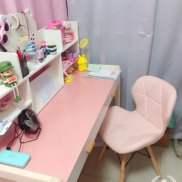 

1pcs Modern minimalist dining chair home restaurant chair computer chair solid wood Nordic living room chair Make Up Chair