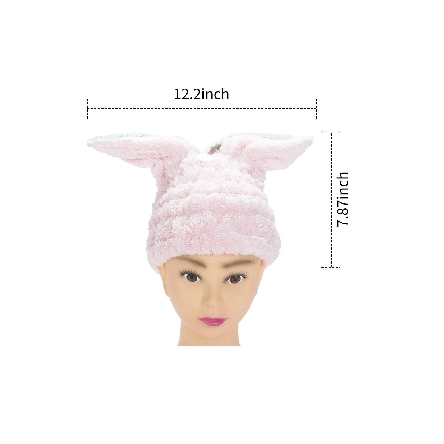 Hot Microfiber Hair Drying Hat Quick-dry Towel Cap Bath Solid Super Absorption Turban Dry | Дом и сад