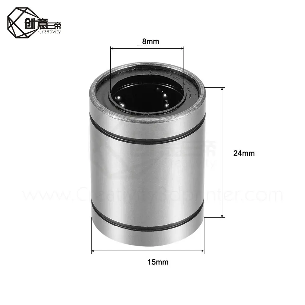 Выносливое уплотнение подшипника линейные шарикоподшипники (LM6LUU/LM8LUU/LM10LUU/LM6UU/LM8UU)