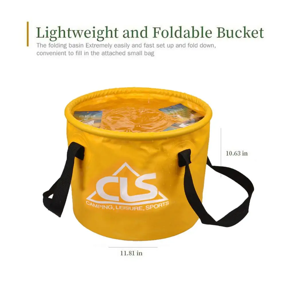 10л мойка для раковины сумка мытья автомобиля портативное ведро путешествий