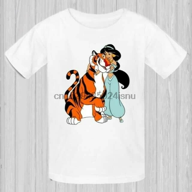 Футболка принцессы жасмин Раджа Тигр отпуск группа семья рубашки дети | Мужская