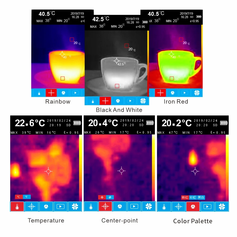 

NF-521 Infrared Thermal Imager sensor Floor Heating Detector Temperature thermal imaging camera module 2000 Pixels Imager