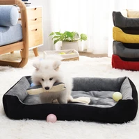 pet cat dog bed large kennel cotton warm puppy mat kawaii kitty nest plus size pet bed dog accessories kennel dog house