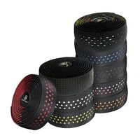 boenoea non slip shock absorption road bike tape eva pu bicycle handlebar tape cycling wrap end plug accessories
