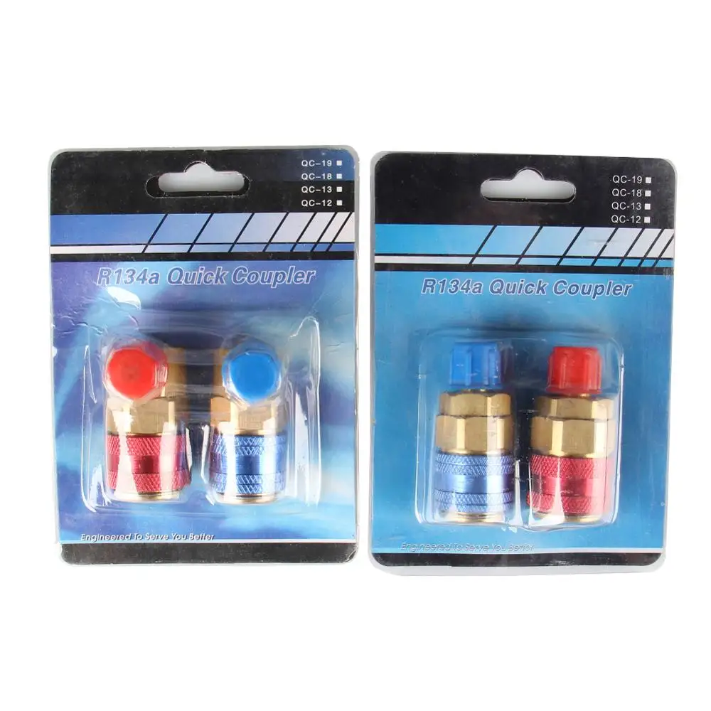 R134a A/C манометр набор для преобразования под высоким и низким углом быстрый