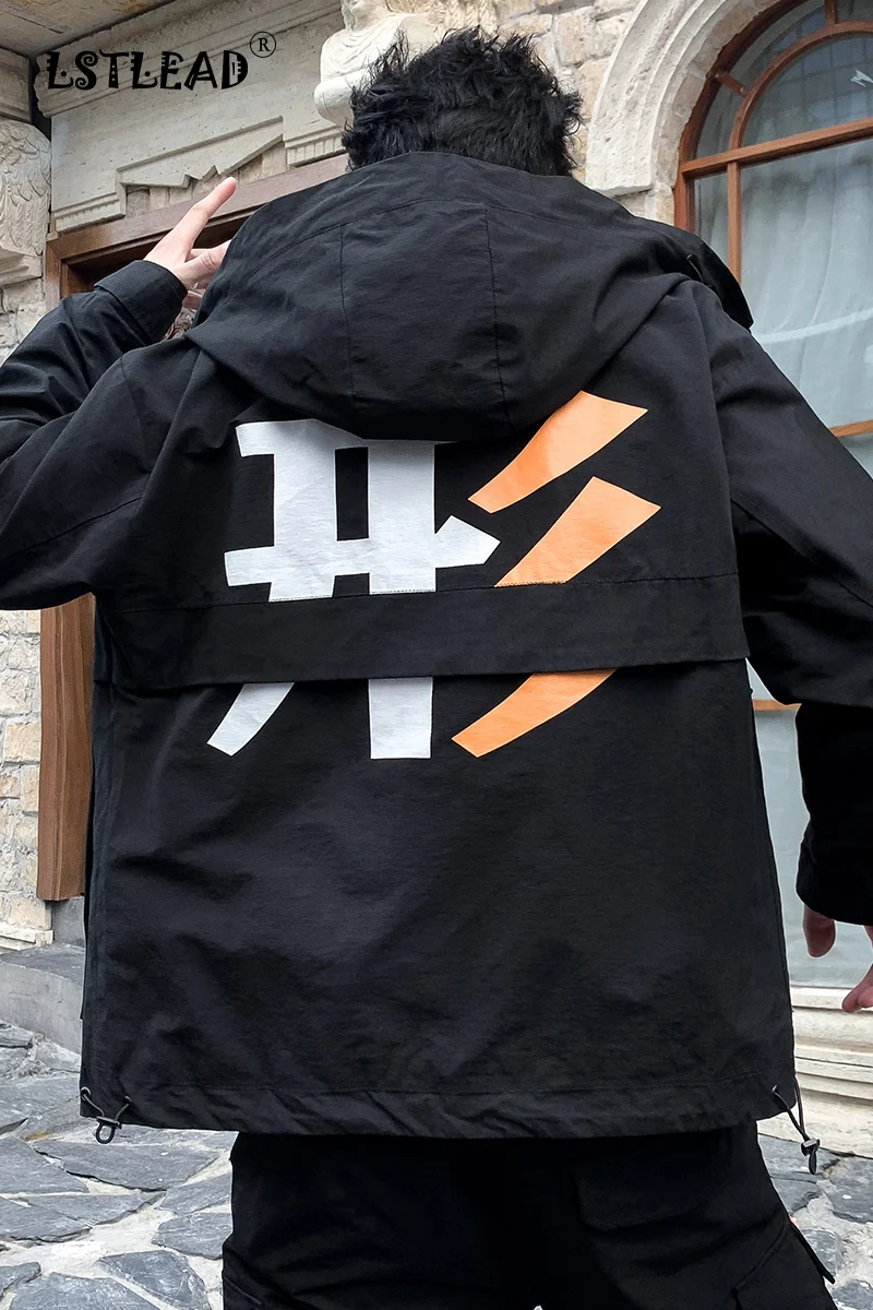 

Men's jacket spring and autumn clothing 2020 new Korean style trend loose casual tooling jacket men's trendy brand handsome