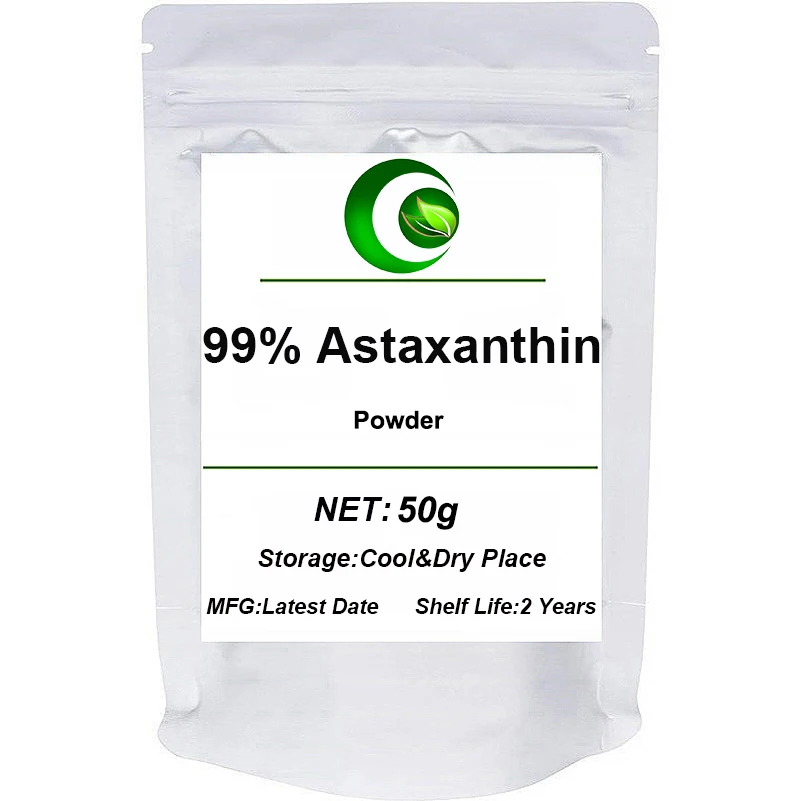 

Astaxanthin Powder 99% Haematococcus Pluvialis Extract Supplement Body Anticancer Support Exercise Recovery Eye Skin Health