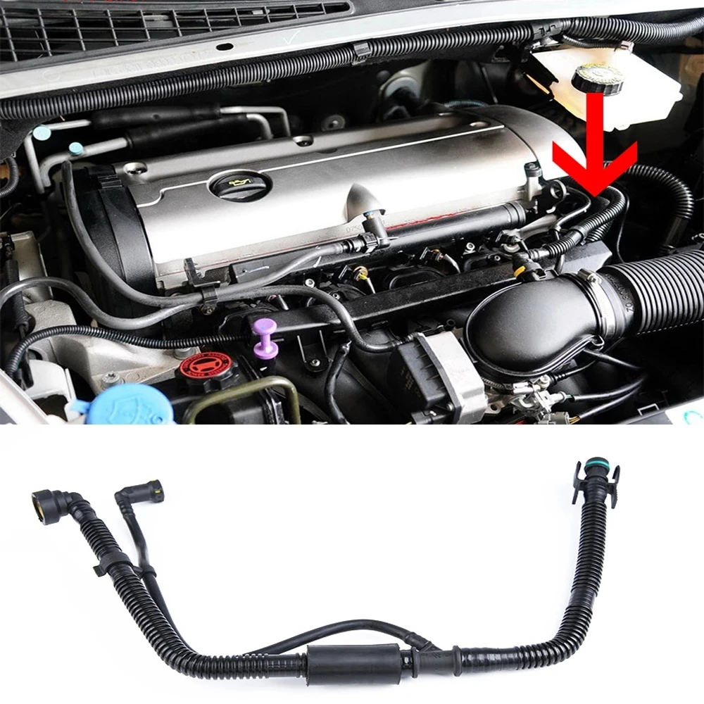 

Engine Crankcase Breather Pipes EW10J4 for Peugeot 307 407 406 607 807 1.6V Citroen Picasso Sena 2.0