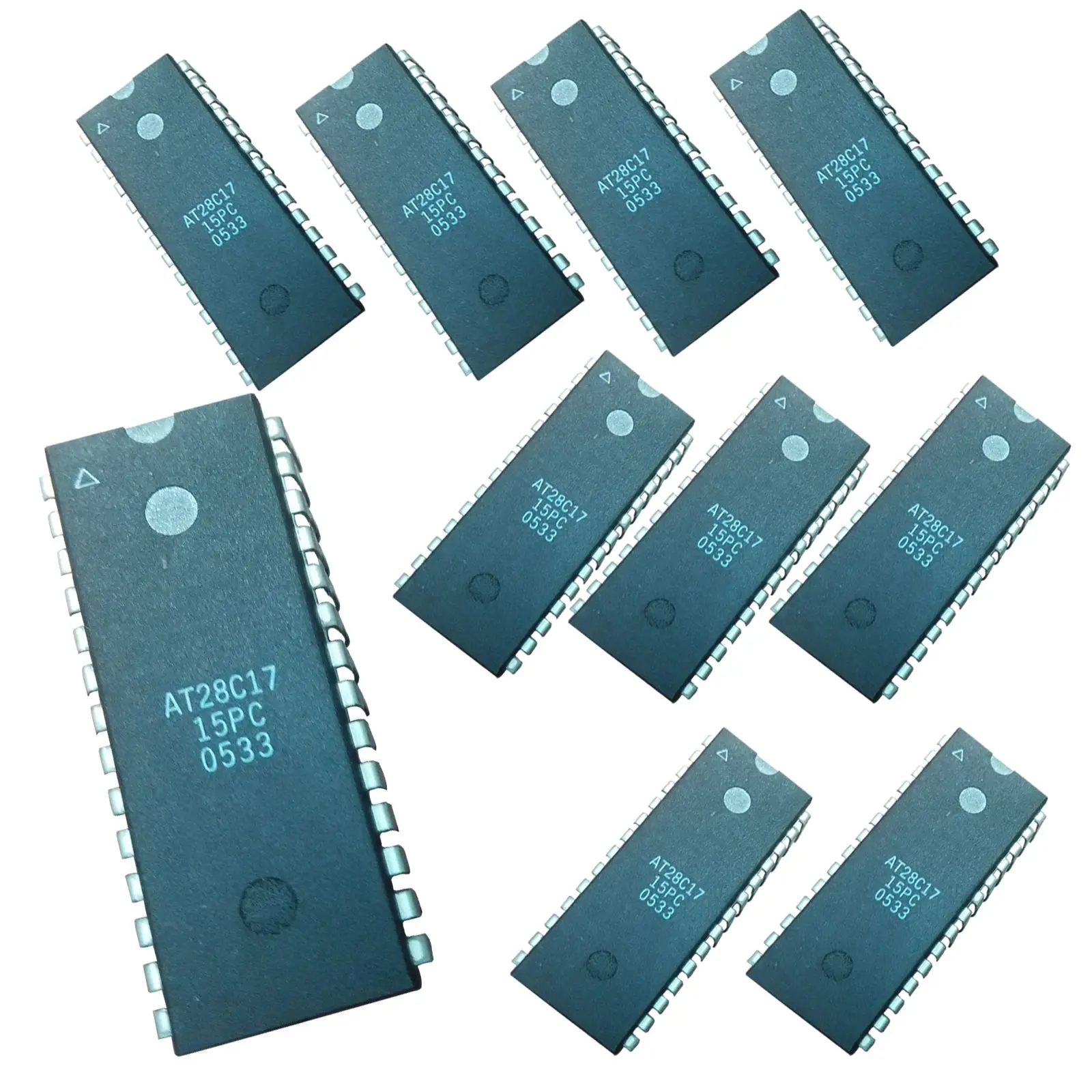 

100% Новинка и оригинал в наличии 10 шт./лот AT28C17-15PC DIP-28