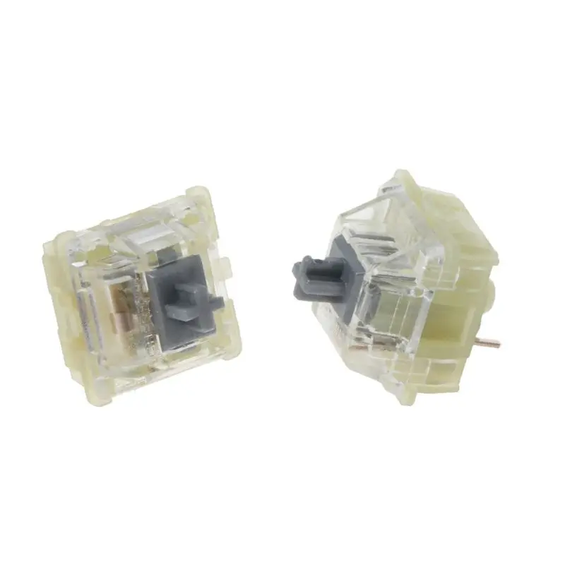 2 шт. оригинальный Вишневый MX RGB бесшумный серебристый переключатель 3Pin для