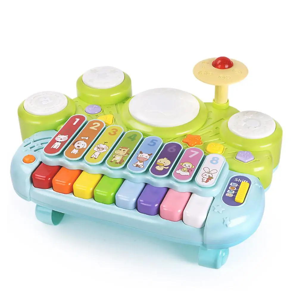 Музыкальные игрушки DishyKooker многофункциональные для детей набор барабанов