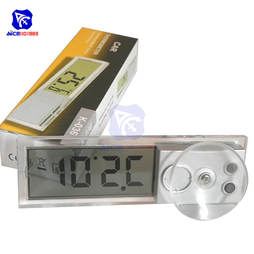 Мини-термометр diymore с ЖК-дисплеем и присоской | Электронные компоненты