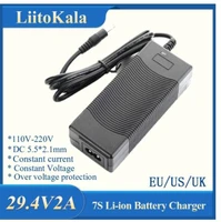 new high quality 29 4v 2a 7s electric bike lithium battery charger for 24v 2a lithium battery pack rca plug connector charger