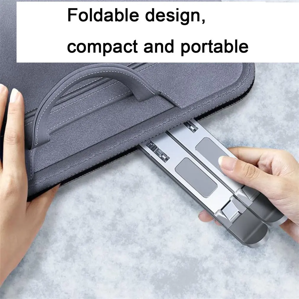 

Adjustable Laptop Stand Portable Base Notebook Stand Support For Macbook Laptop Holder Computer Tablet Stand Laptop Table Stand